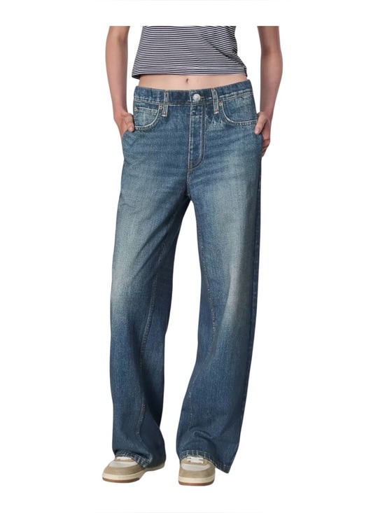 Mila Rosabella Pants - Mila Rosabella Sweatpant Jeans Size Small Dark Blue Straight Leg New